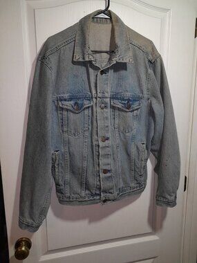 70s Vintage Denim Jean Jacket USA medium-large Bristol Blues